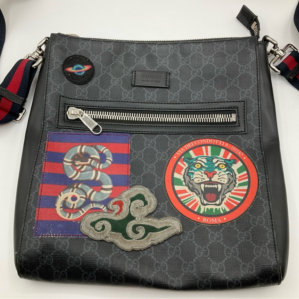 Gucci GG Night Supreme Courrier Flat Messenger Bag - Picture 5 of 15